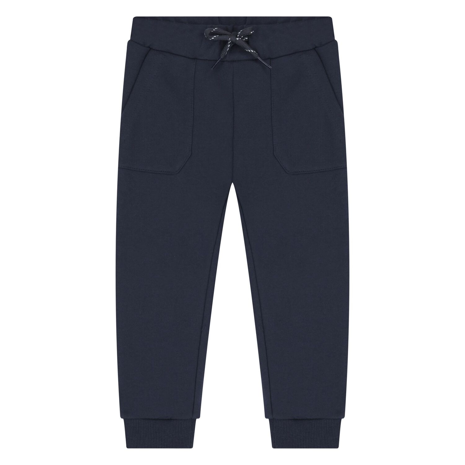 Younger Boys Beige & Blue 3 Piece Tracksuit, 2, hi-res