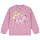 Girls Pink Sequin Sweatshirt, 1, hi-res