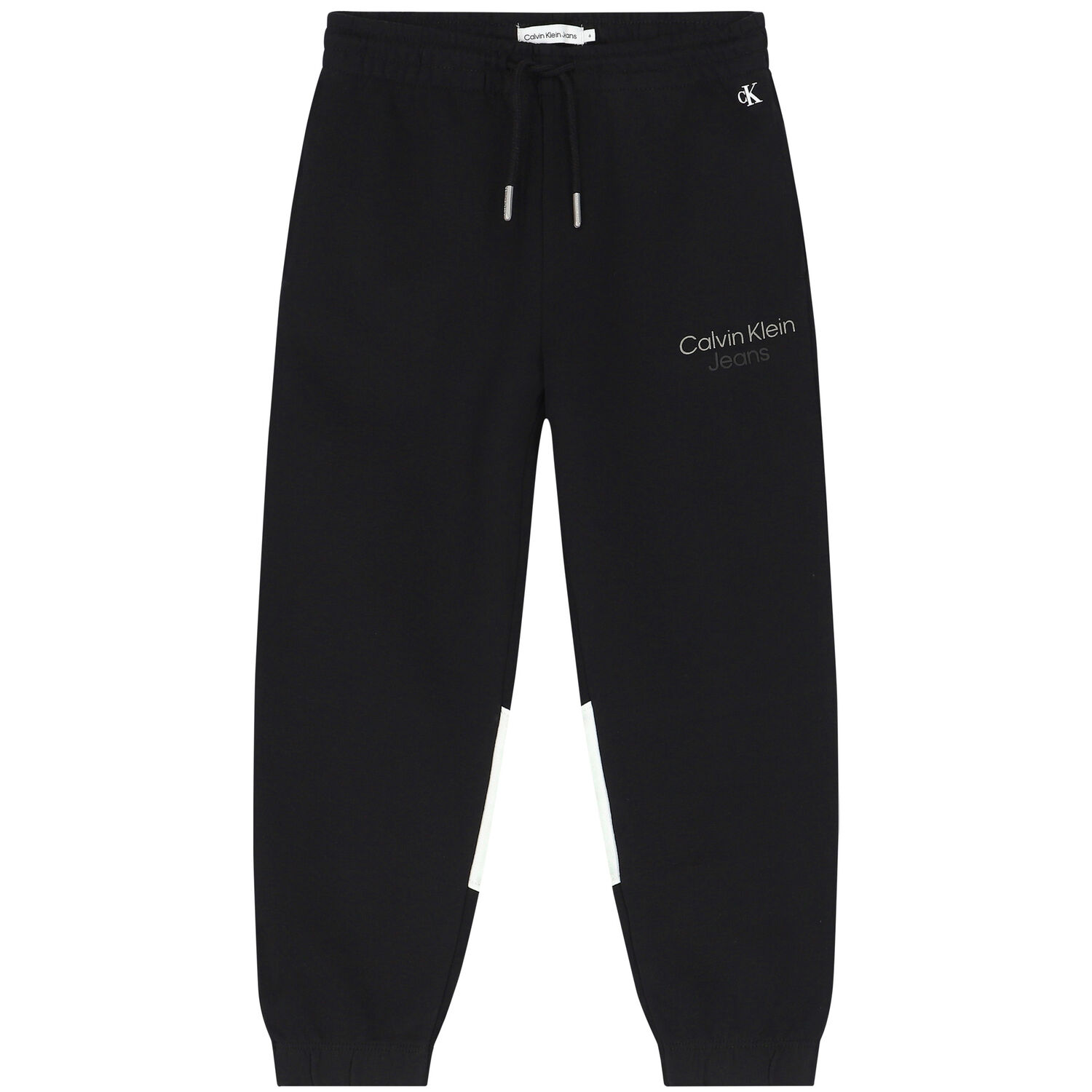 بدلة رياضية بالشعار باللون الأسود للأولاد, 1, hi-res