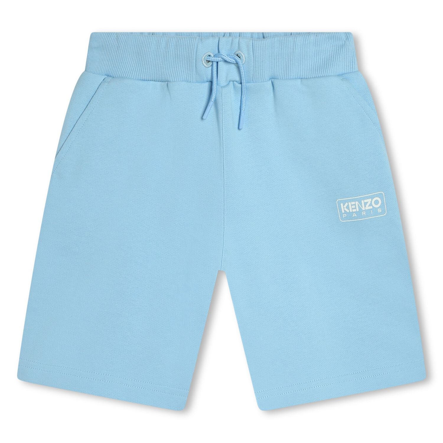 Boys Blue Logo Shorts, 2, hi-res