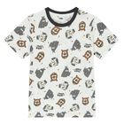 Boys White & Grey Shorts Set, 1, hi-res