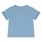 طقم من الشورت  للأطفال الاولاد باللون الابيض والازرق (2 قطعه), 1, hi-res