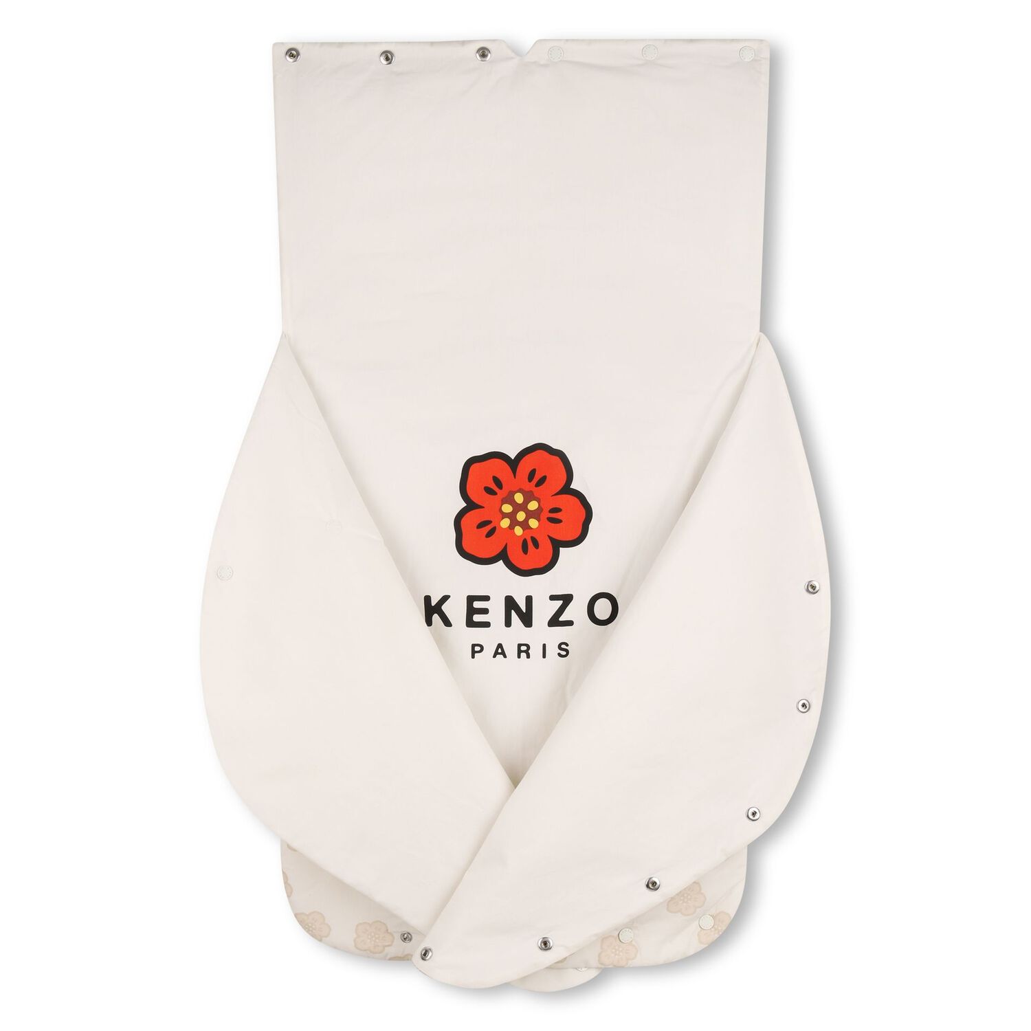 Ivory & Beige Boke Flower Reversible Baby Nest, 1, hi-res