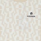 تيشيرت أولاد بالشعار باللون الأبيض والبيج, 1, hi-res