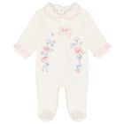 Baby Girls Ivory Bow Babygrow Gift Set, 1, hi-res