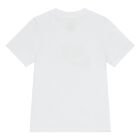 طقم شورت اولاد بالشعار باللون الابيض والاسود , 1, hi-res