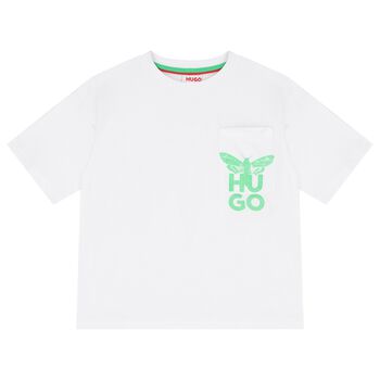 Boys White Logo T-Shirt
