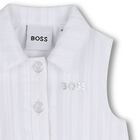 Baby Girls White Bodysuit & Headband Set, 1, hi-res