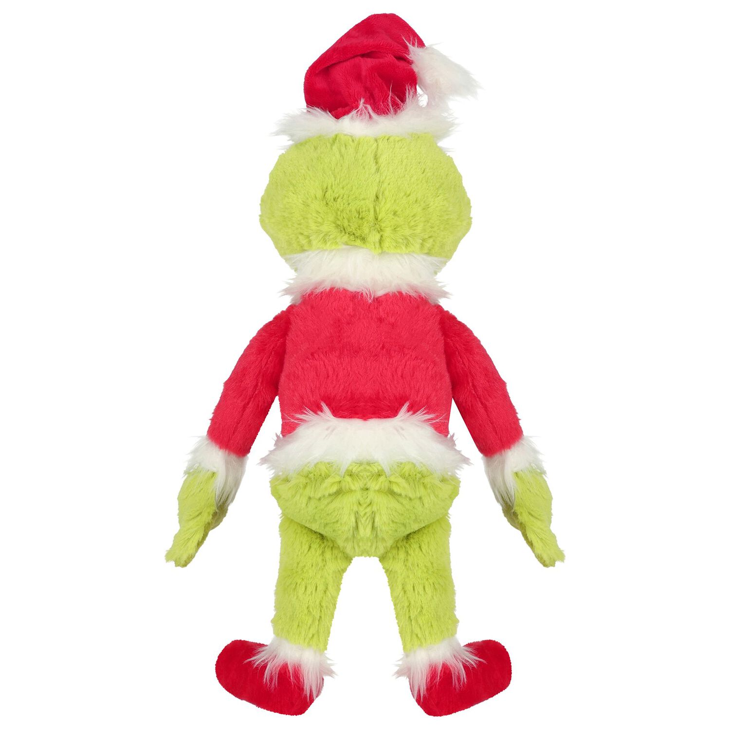 Green & Red Dr. Seuss Santa Grinch Soft Toy ( 34CM ), 1, hi-res