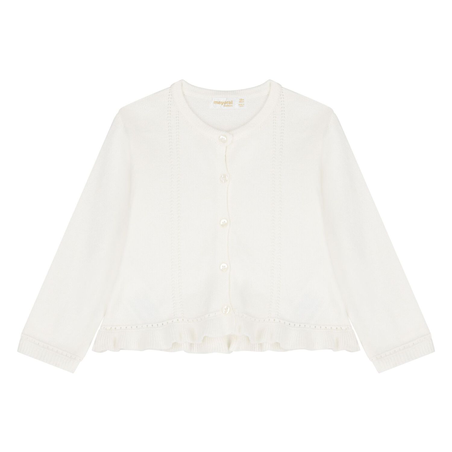 Baby Girls Ivory 3 Piece Skirt Set, 2, hi-res