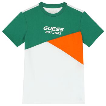 Boys Multi-Colored Logo T-Shirt