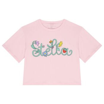 Girls Pink Logo T-Shirt