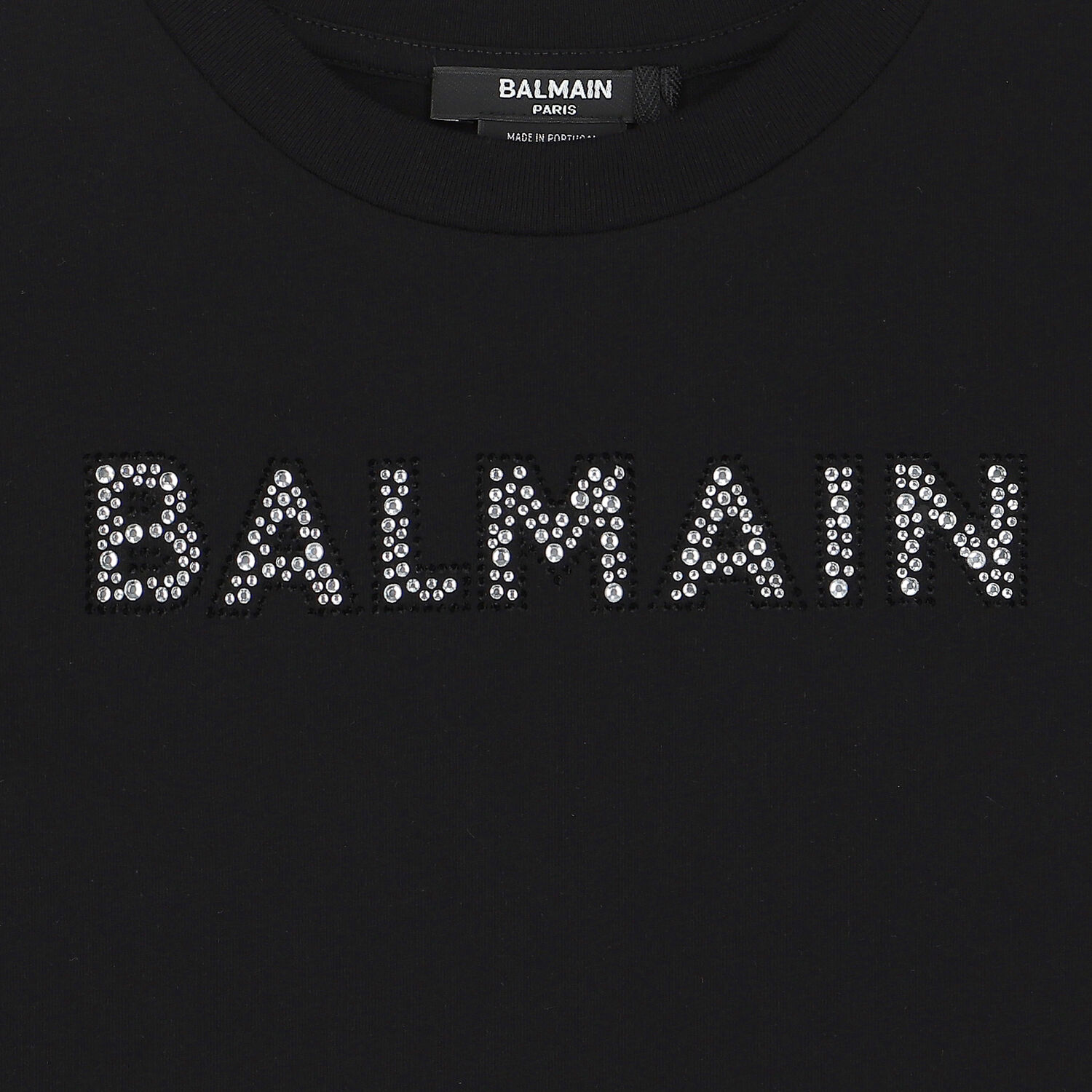 فستان تيشيرت بالشعار باللون الأسود, 1, hi-res image number null