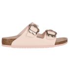 Girls Pink Arizona Flower Buckle Sandals, 1, hi-res