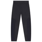 بنطلون رياضى للاولاد بالشعار باللون الاسود, 1, hi-res