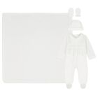 Ivory Smocked Babygrow Gift Set, 2, hi-res