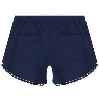 Girls Navy Blue Shorts