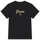 Girls Black Logo T-Shirt, 1, hi-res