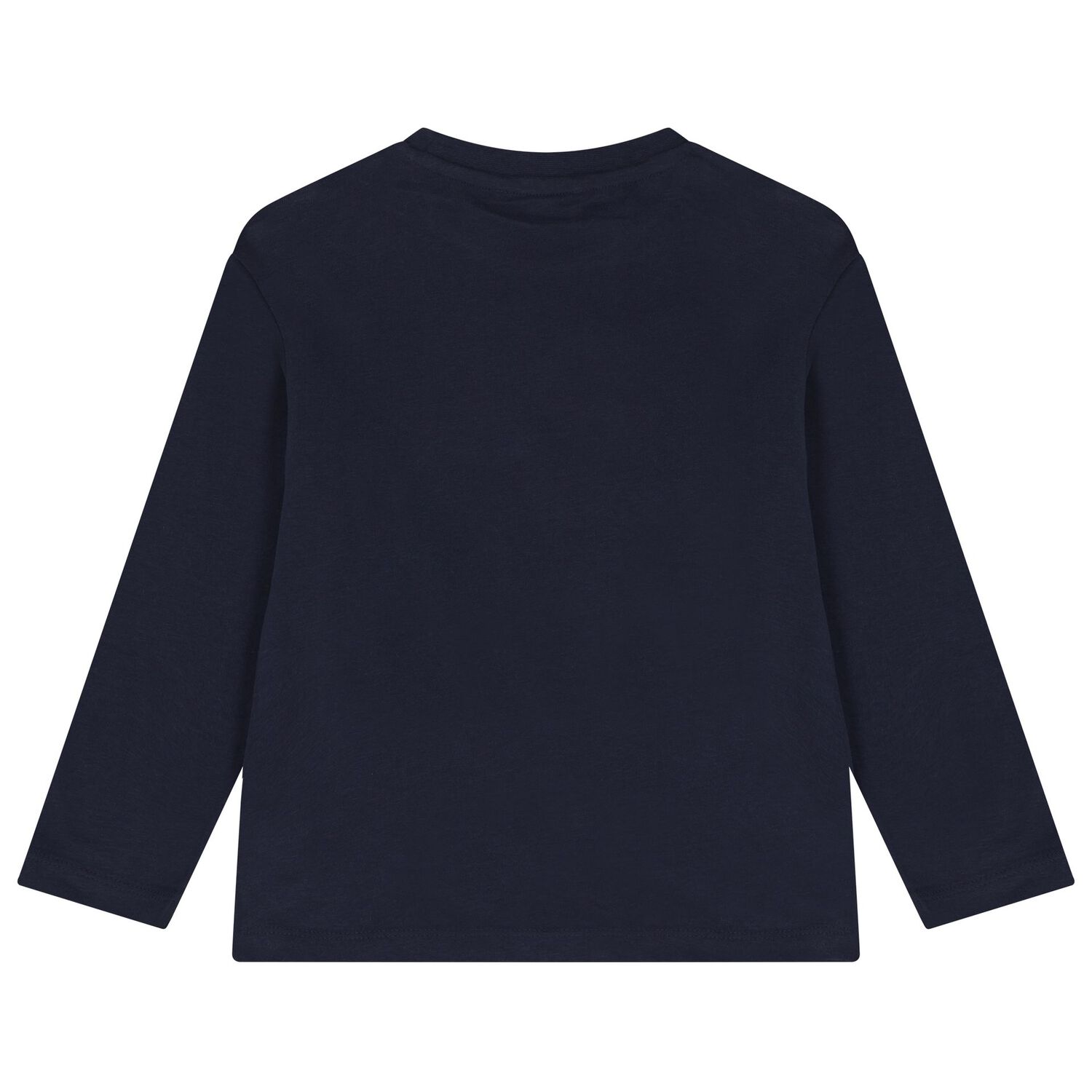 Boys Navy Blue Dog Long Sleeve Top, 1, hi-res