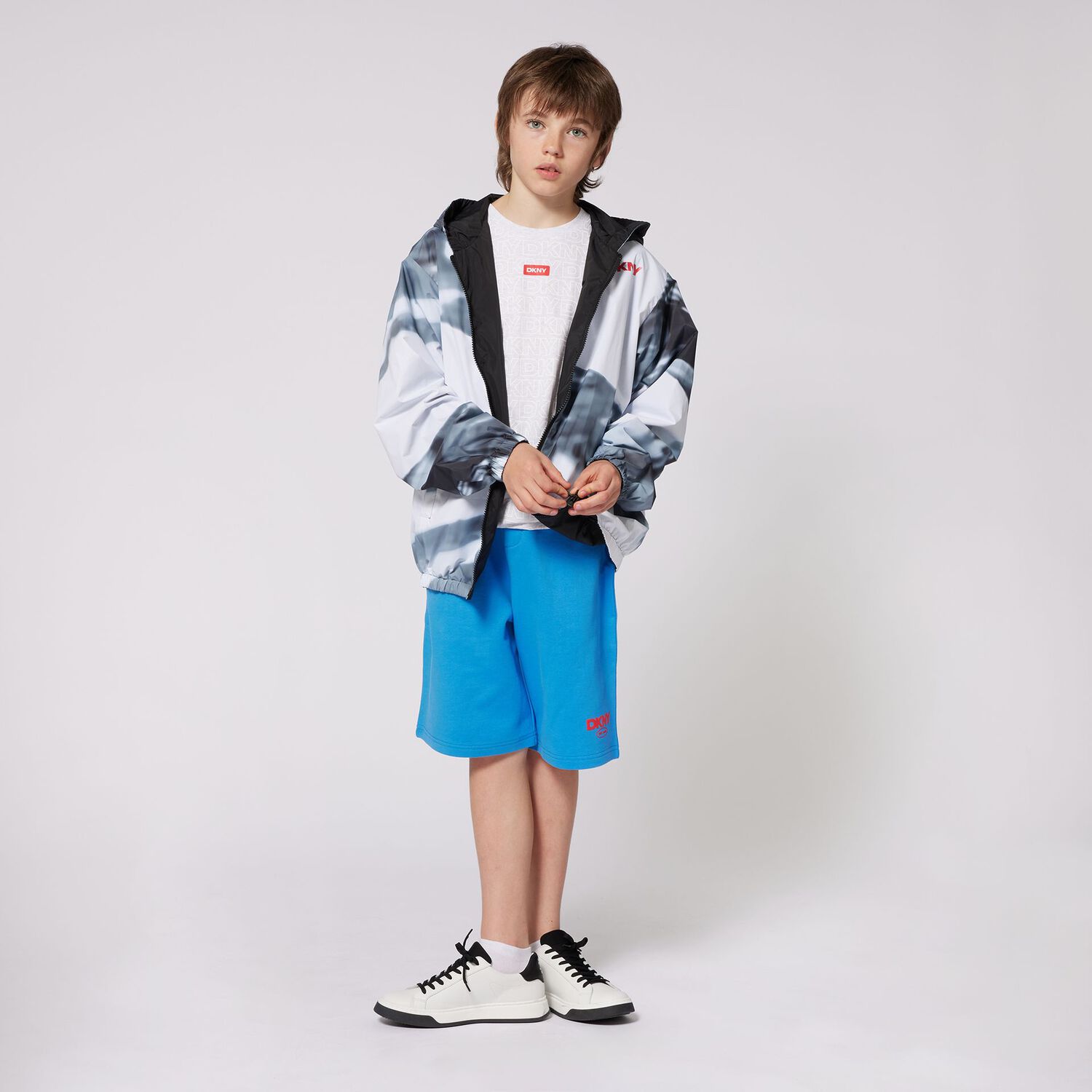 Boys Blue Logo Shorts, 1, hi-res image number null
