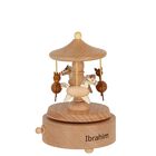 Boys Blue Musical Carousel Personalised Baby Gift Set, 2, hi-res