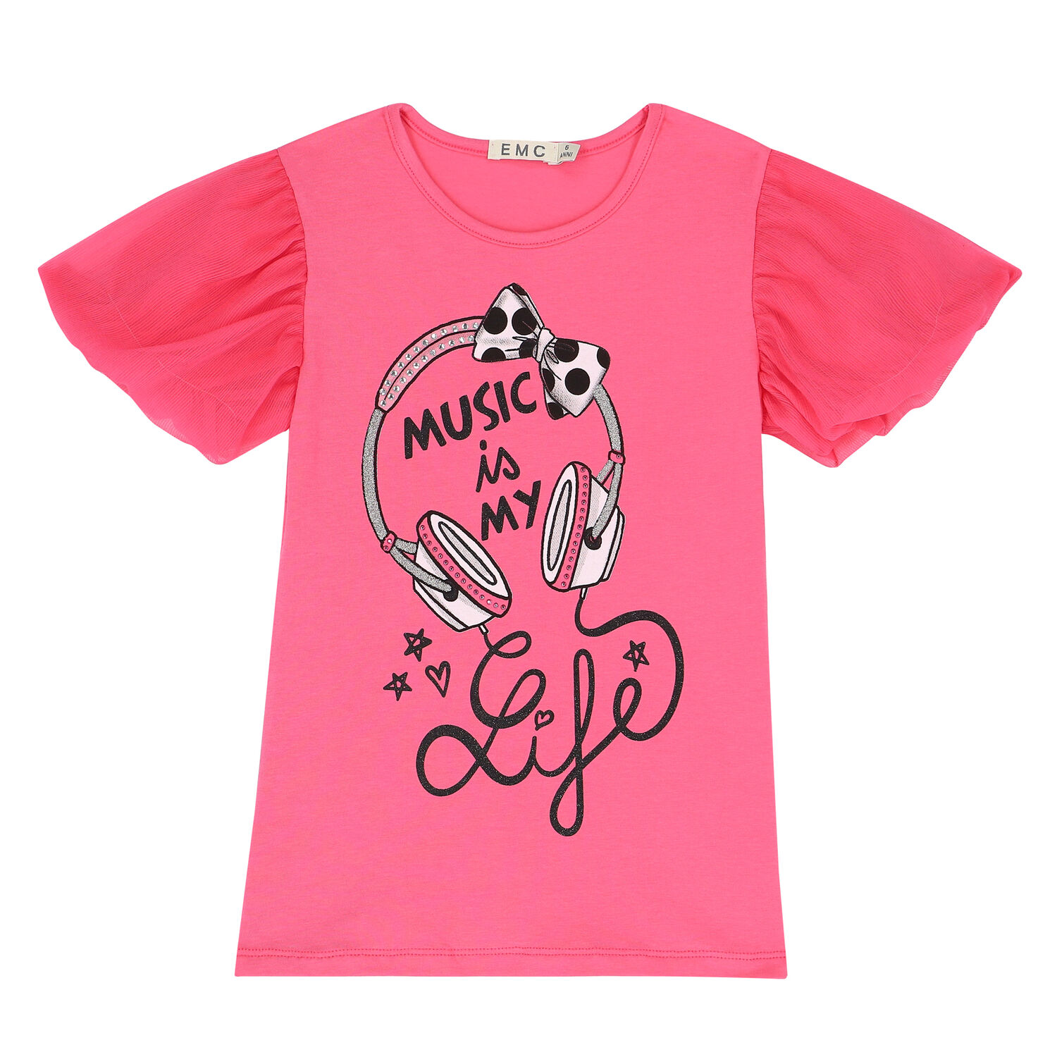 طقم شورت باللون الوردي والأبيض, 1, hi-res image number null