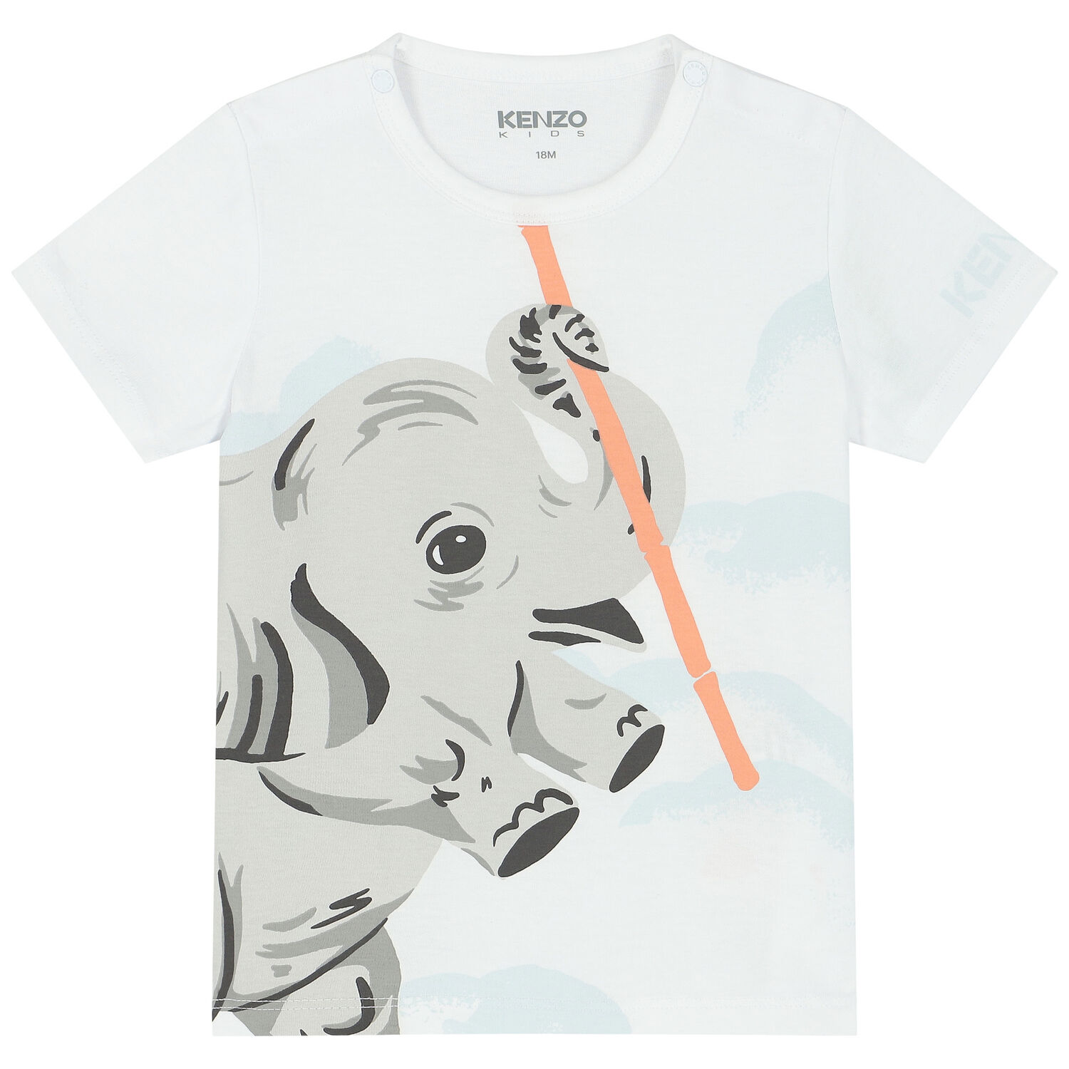 طقم شورت بالشعار باللون الأبيض والكحلي للأولاد, 1, hi-res