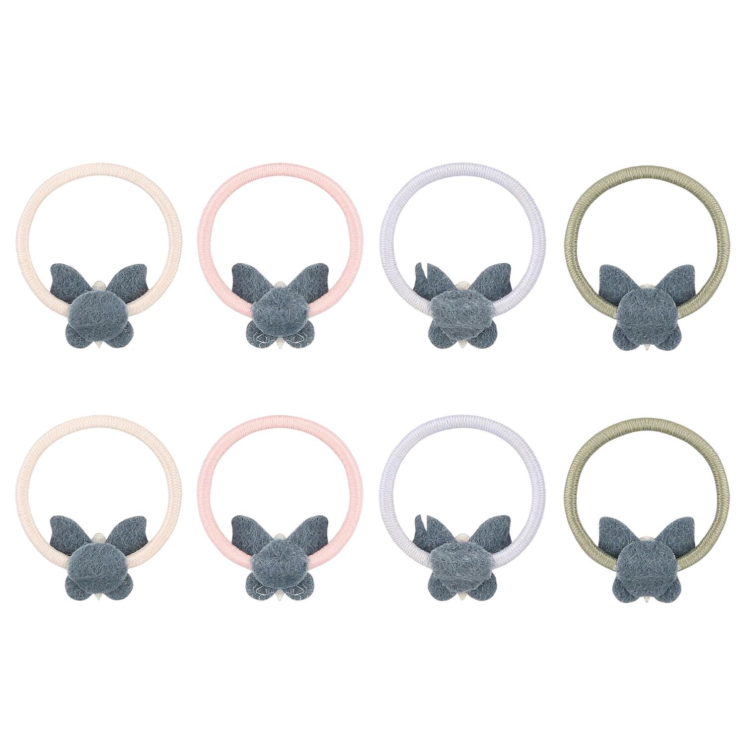 مشابك شعر بنات بالفراشات متعددة الألوان, 1, hi-res image number null