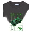 Boys Grey Glow In The Dark Long Sleeve Top, 2, hi-res