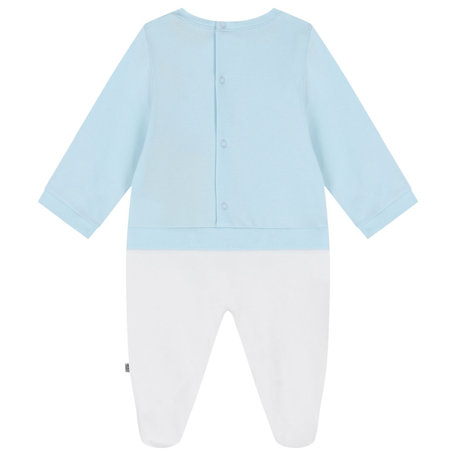 Boys Blue & White Babygrow, Hat & Bib Gift Set, 1, hi-res