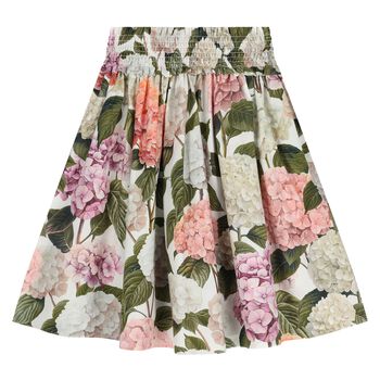 Girls Multi-Coloured Floral Skirt
