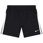 Boys Black & White Logo Shorts, 1, hi-res