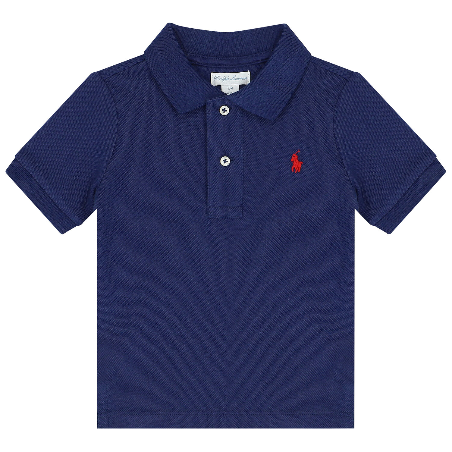 طقم شورت أولاد صغار بالشعار باللون الكحلي والأحمر, 1, hi-res