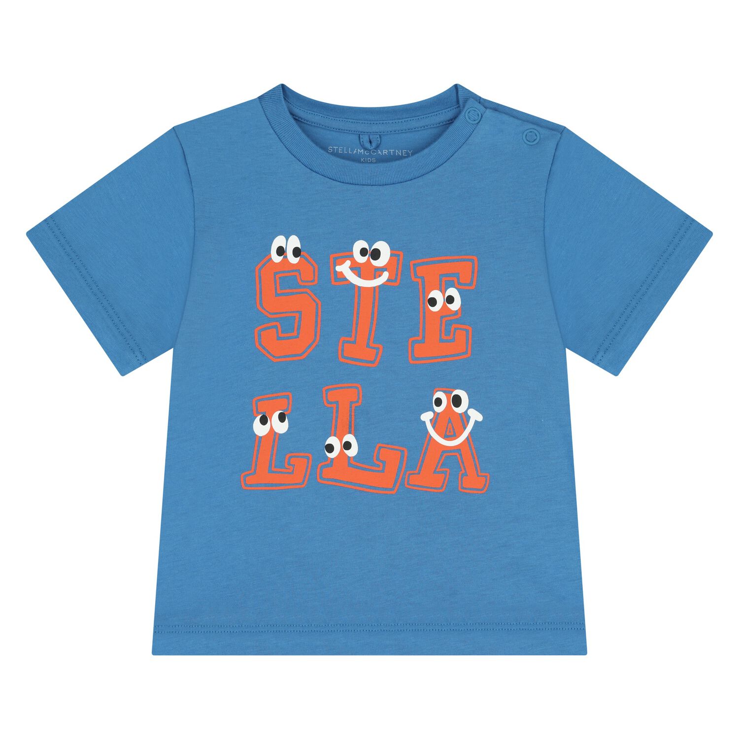 Younger Boys Blue Logo T-Shirt, 1, hi-res