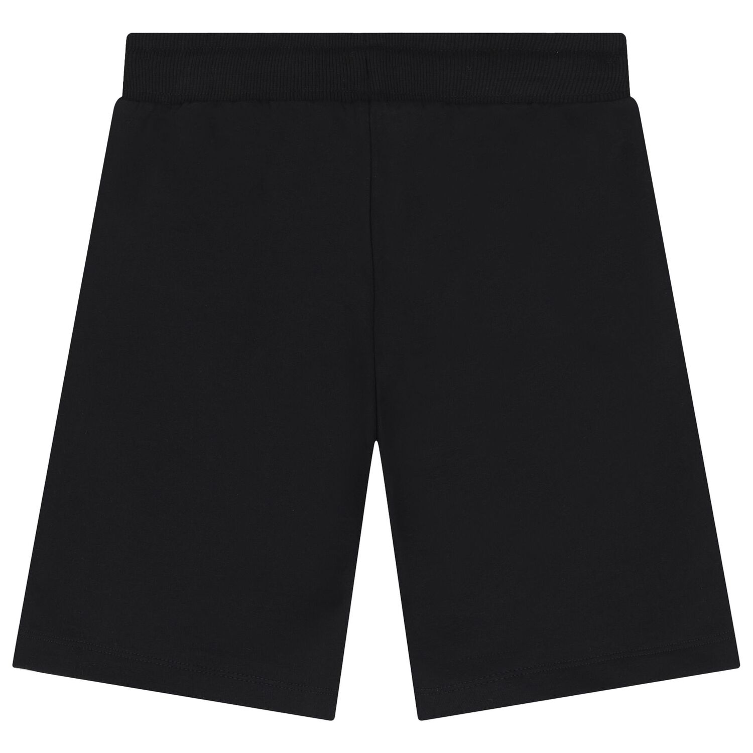 Black Teddy Bear Logo Shorts, 1, hi-res