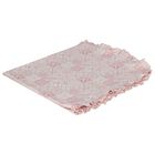 Baby Girls Pink & White Ruffled Blanket, 1, hi-res