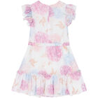 فستان بنات بالزهور باللون الابيض, 1, hi-res