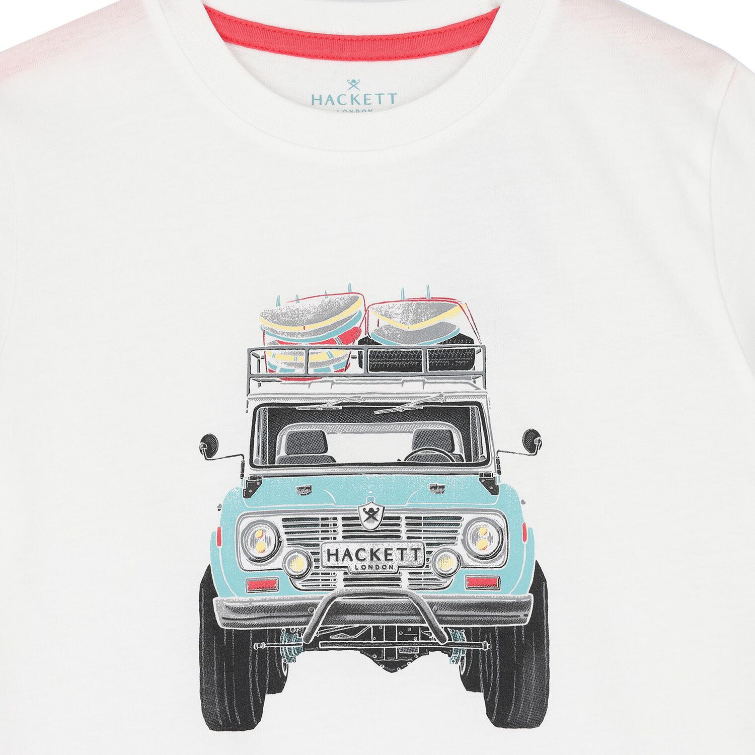 Boys White Logo T-Shirt, 2, hi-res