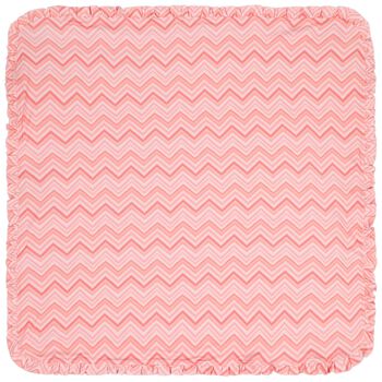 My Little Pie Baby Girls Pink Zig Zag Blanket, 2 Baby Girls Pink Zig Zag Blanket