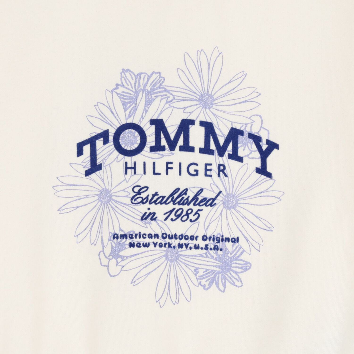 Girls Ivory Logo Floral Sweatshirt, 1, hi-res