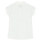 Younger Girls White Tiger Polo Dress, 1, hi-res