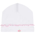 Baby Girls White & Pink Roses & Blooms Babygrow Set, 1, hi-res