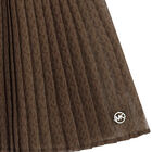 Girls Brown Chiffon Logo Dress, 1, hi-res