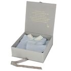 Baby Boys Blue & Ivory Babygrow Gift Set, 1, hi-res