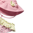 ( طقم بنات سباحة باللون الوردي والأصفر ( 3 قطع, 1, hi-res