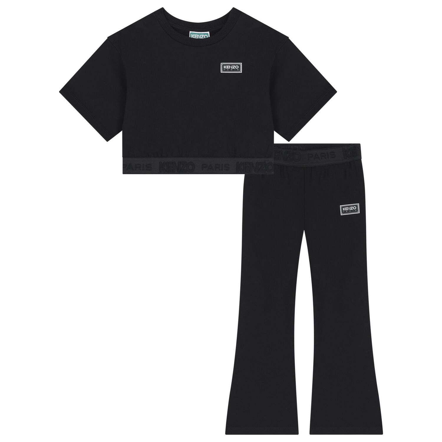 طقم ليجنز بشعار باللون الأسود للبنات, 2, hi-res image number null