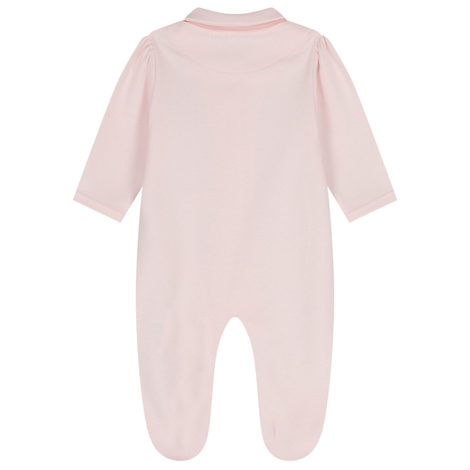 Baby Girls Pink Embellished Babygrow, 1, hi-res