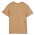 Boys Beige Logo T-Shirt, 2, hi-res