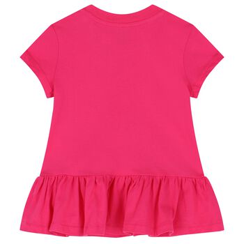 Baby Girls Pink Polo Bear T-Shirt
