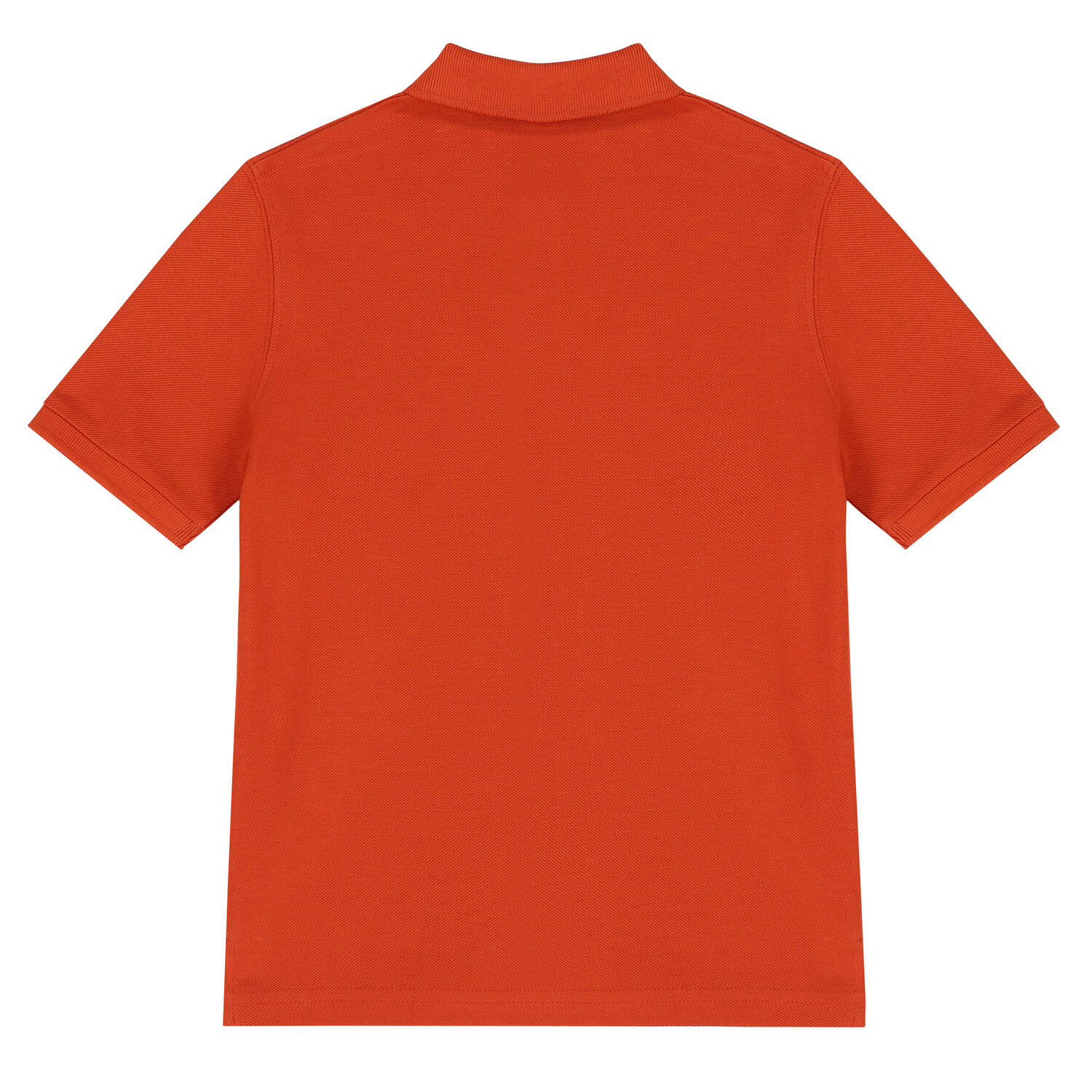 تيشيرت بولو أولاد بالشعار باللون البرتقالى, 1, hi-res image number null